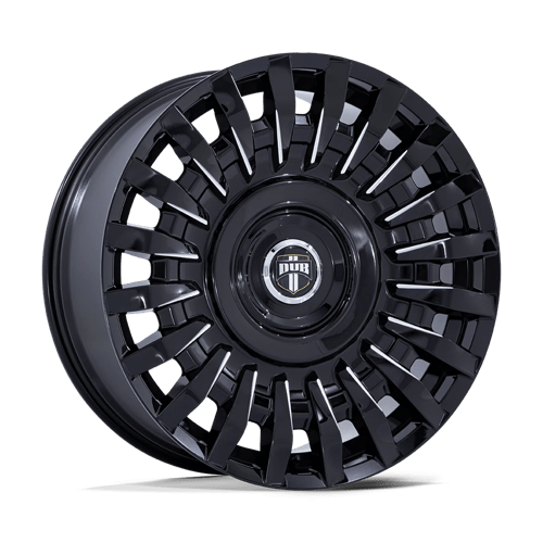 DC272 Honcho Cast Aluminum Wheel in Gloss Black Milled Finish from DUB Wheels - View 2
