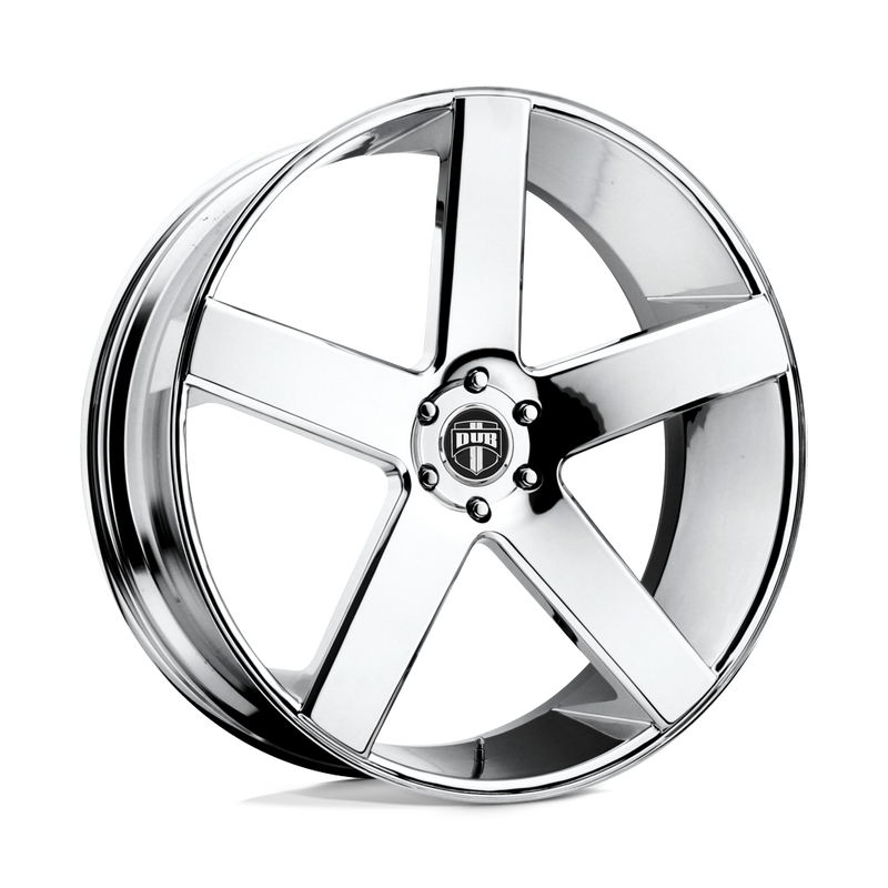 S115 Baller Cast Aluminum Wheel in Chrome Plated Finish from DUB Wheels - View 1
