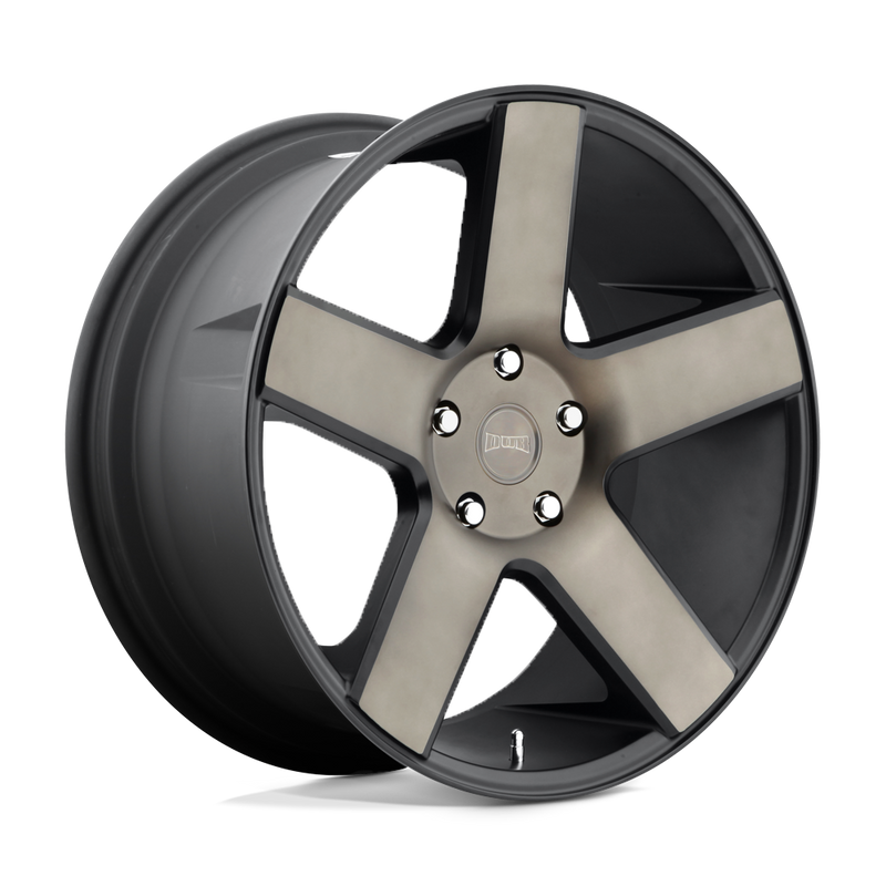S116 Baller Cast Aluminum Wheel in Matte Black Double Dark Tint Finish from DUB Wheels - View 1