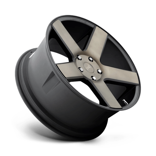 S116 Baller Cast Aluminum Wheel in Matte Black Double Dark Tint Finish from DUB Wheels - View 3