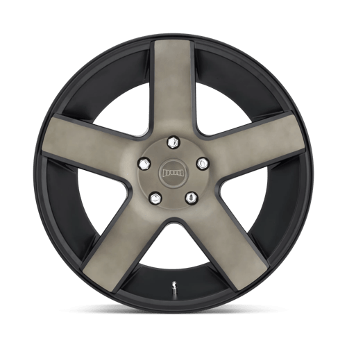 S116 Baller Cast Aluminum Wheel in Matte Black Double Dark Tint Finish from DUB Wheels - View 4
