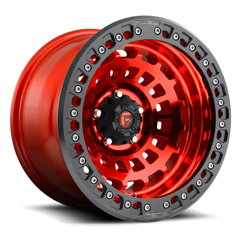 Fuel D100 Zephyr BL Cast Aluminum Wheel - Candy Red