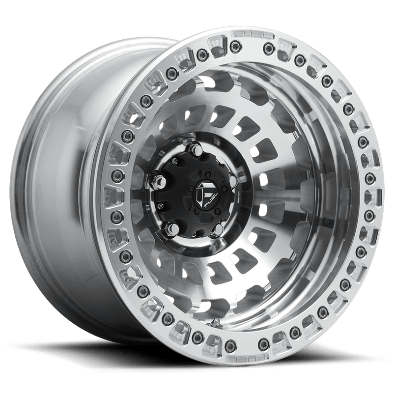 Fuel D102 Zephyr BL Cast Aluminum Wheel - Gloss Machined