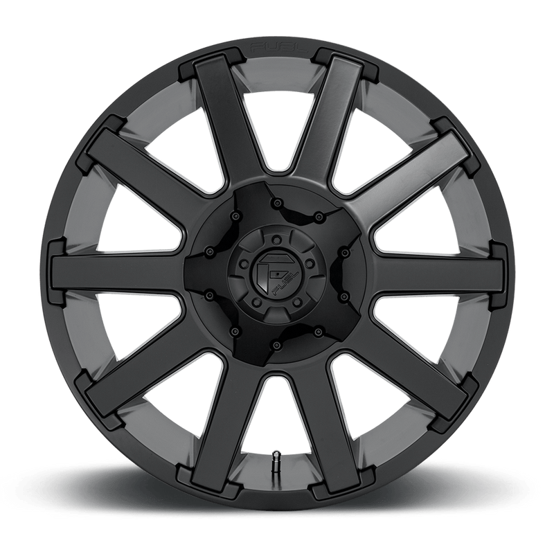 Fuel D437 Contra Cast Aluminum Wheel - Satin Black