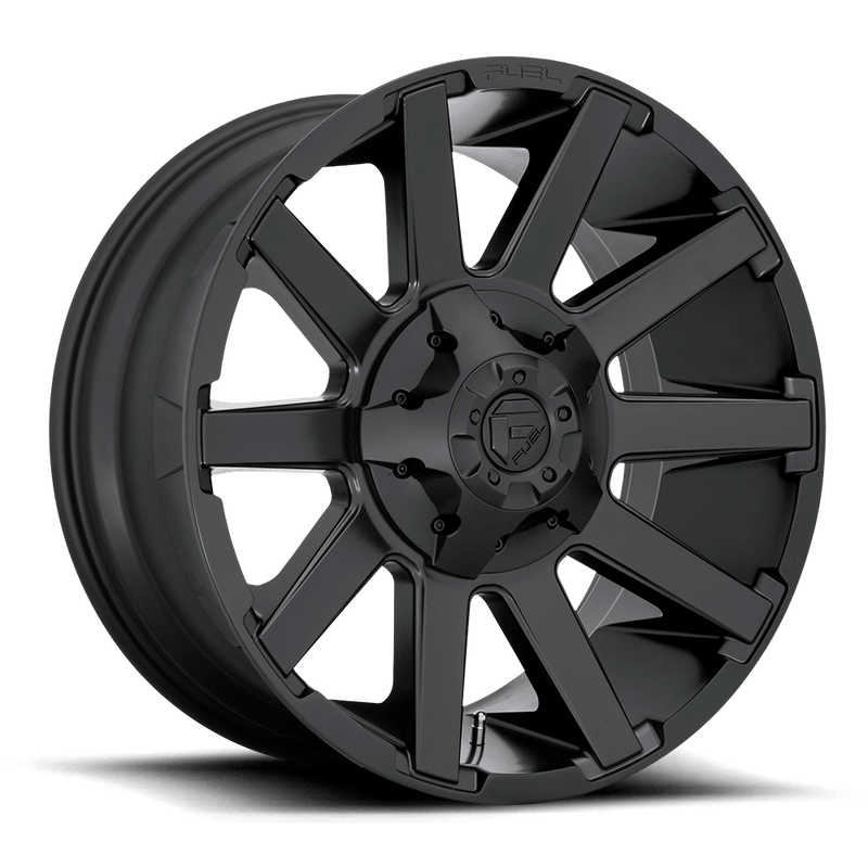 Fuel D437 Contra Cast Aluminum Wheel - Satin Black