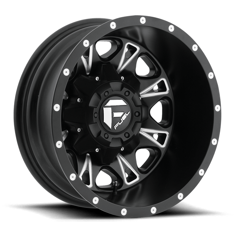 Fuel D513 Throttle Cast Aluminum Wheel - Matte Black Milled
