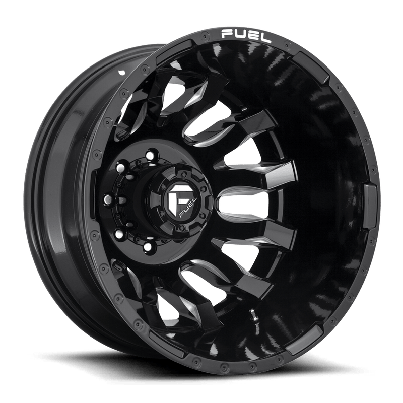 Fuel D673 Blitz Cast Aluminum Wheel - Gloss Black Milled