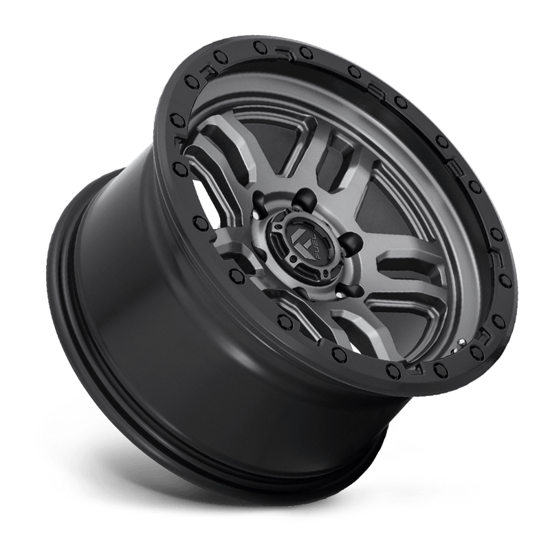 Fuel D701 Ammo Cast Aluminum Wheel - Matte Gunmetal Black Bead Ring