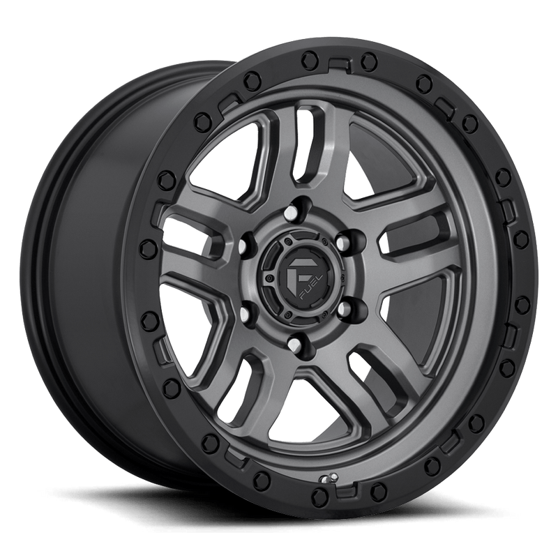 Fuel D701 Ammo Cast Aluminum Wheel - Matte Gunmetal Black Bead Ring