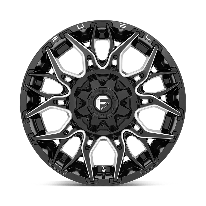 Fuel D769 Twitch Cast Aluminum Wheel - Glossy Black Milled