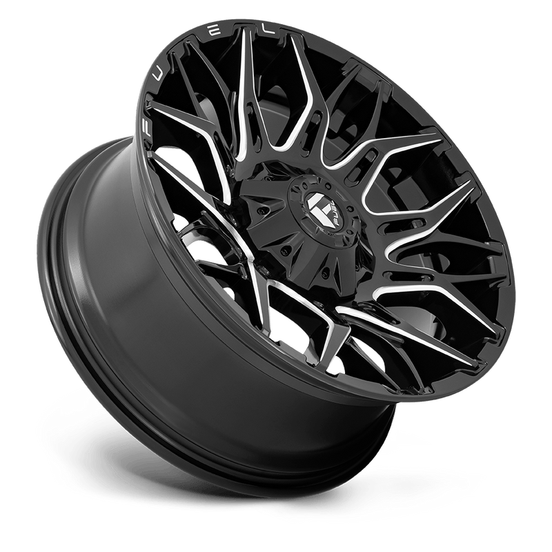 Fuel D769 Twitch Cast Aluminum Wheel - Glossy Black Milled