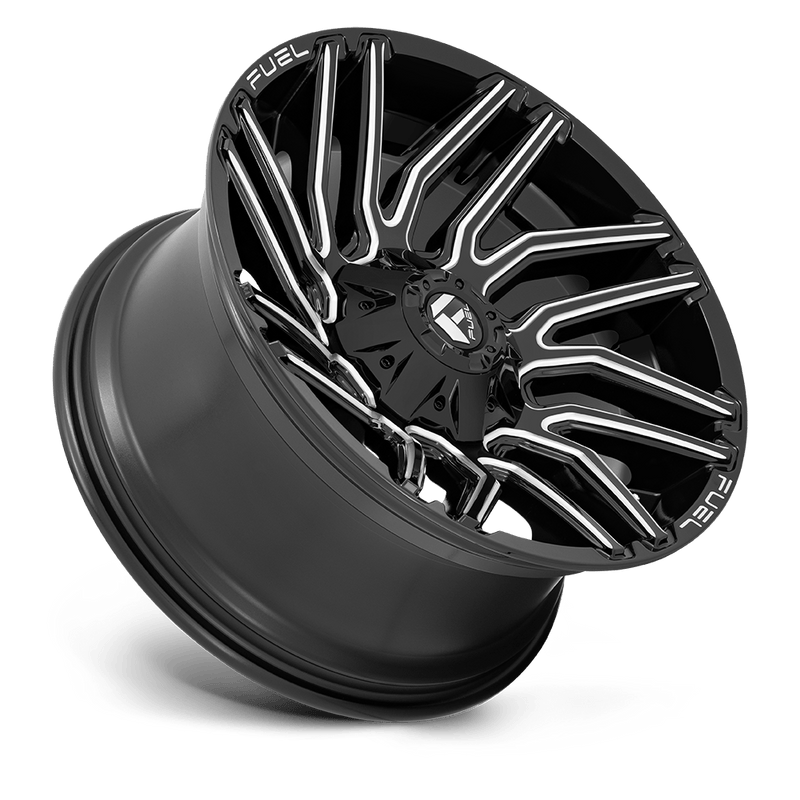 Fuel D773 Typhoon Cast Aluminum Wheel - Gloss Black Milled