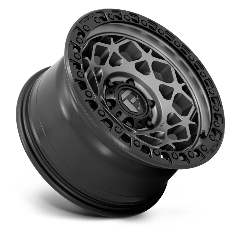 Fuel D784 Unit Cast Aluminum Wheel - Gunmetal With Matte Black Ring