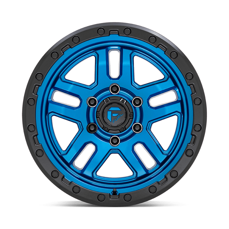 Fuel D790 Ammo Cast Aluminum Wheel - Blue With Black Lip