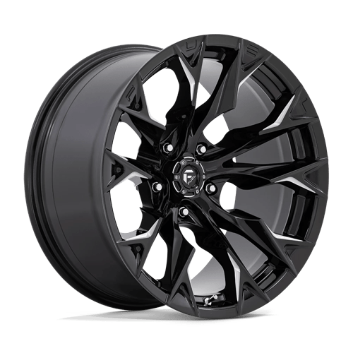 D803 Flame Cast Aluminum Wheel in Gloss Black Milled Finish from Fuel Wheels - View 2