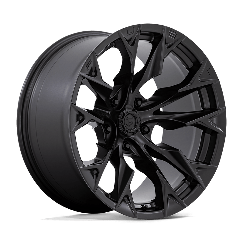 D804 Flame Cast Aluminum Wheel in Blackout Finish from Fuel Wheels - View 1