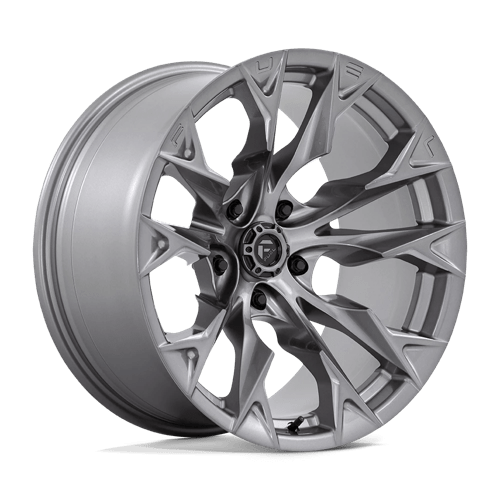 D806 Flame Cast Aluminum Wheel in Platinum Finish from Fuel Wheels - View 2