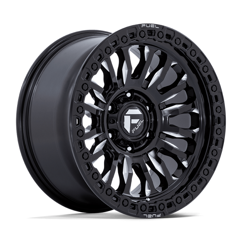 FC857 Rincon Cast Aluminum Wheel in Gloss Black Milled Finish from Fuel Wheels - View 1