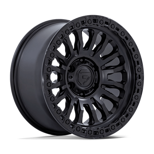 FC857 Rincon Cast Aluminum Wheel in Matte Black with Gloss Black Lip Finish from Fuel Wheels - View 2