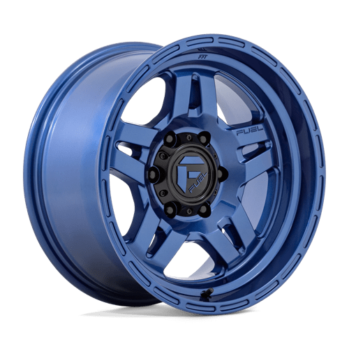 D802 Oxide Cast Aluminum Wheel in Dark Blue Finish from Fuel Wheels - View 2