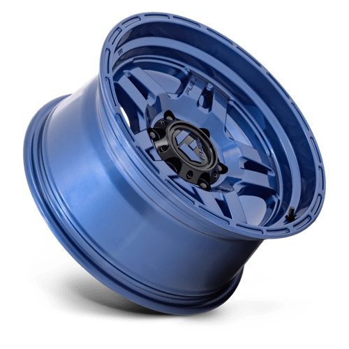 D802 Oxide Cast Aluminum Wheel in Dark Blue Finish from Fuel Wheels - View 3