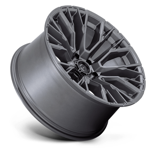 D848 Rebar Cast Aluminum Wheel in Matte Gunmetal Finish from Fuel Wheels - View 3