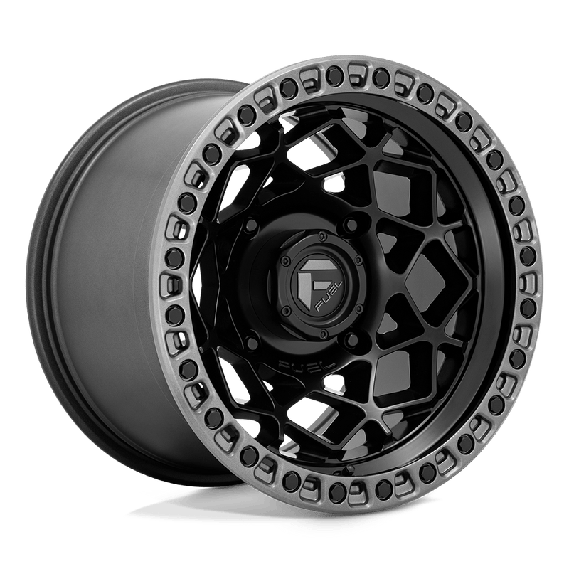 Fuel UTV D783 Unit UTV Cast Aluminum Wheel - Matte Black With Gunmetal Ring