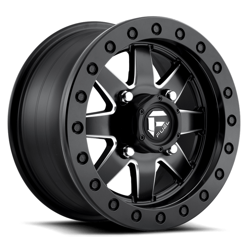 Fuel UTV D938 Maverick BL Cast Aluminum Wheel - Matte Black Milled
