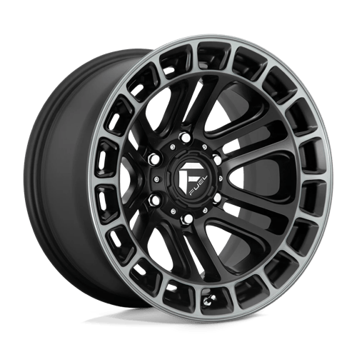 D720 Heater Cast Aluminum Wheel in Matte Black Double Dark Tint Machined Finish from Fuel Wheels - View 2