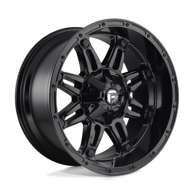D625 Hostage Cast Aluminum Wheel in Gloss Black Finish from Fuel Wheels - View 1