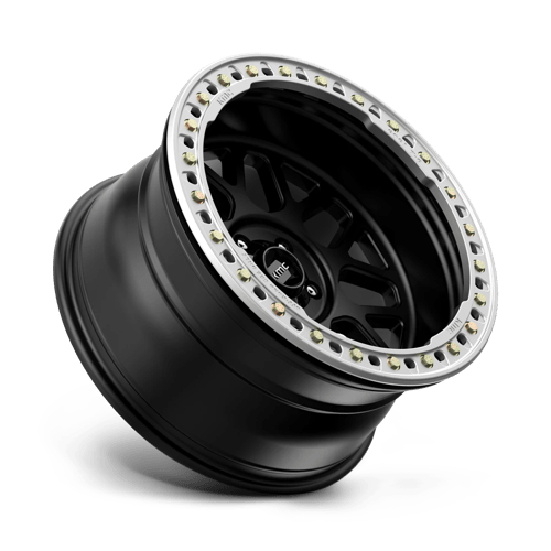 KMC Grenade Crawl Beadlock Cast Aluminum Wheel - Satin Black (KM235)