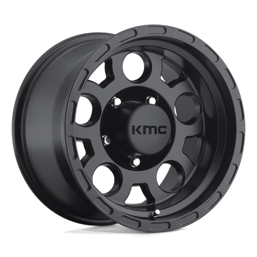 KM522 Enduro Cast Aluminum Wheel in Matte Black Finish from KMC Wheels - View 2