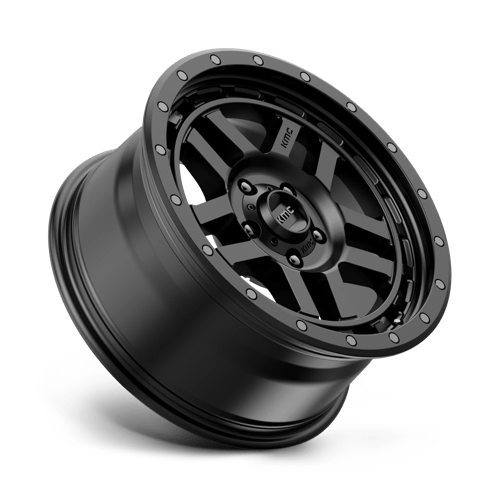 KM540 Recon Cast Aluminum Wheel in Satin Black Finish from KMC Wheels - View 3