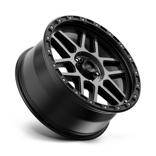 KM544 MESA Cast Aluminum Wheel in Satin Black with Gray Tint Finish from KMC Wheels - View 3