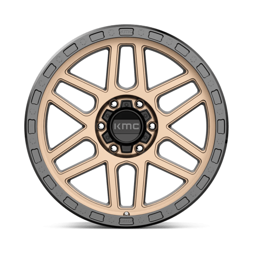 KM544 MESA Cast Aluminum Wheel in Matte Bronze with Black Lip Finish from KMC Wheels - View 5
