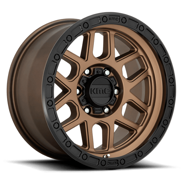 KMC Mesa Cast Aluminum Wheel (KM544) - Matte Bronze With Black Lip