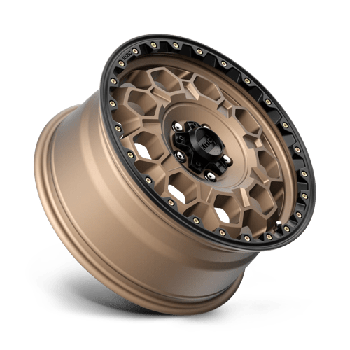 KM545 TREK Cast Aluminum Wheel in Matte Bronze with Black Lip Finish from KMC Wheels - View 3