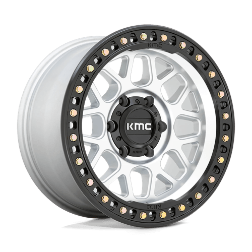 KM549 GRS Cast Aluminum Wheel in Machined with Satin Black Lip Finish from KMC Wheels - View 2