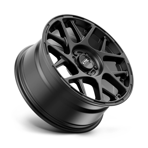 KM708 Bully Cast Aluminum Wheel in Satin Black Finish from KMC Wheels - View 3