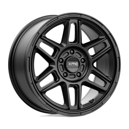 KM716 Nomad Cast Aluminum Wheel in Satin Black Finish from KMC Wheels - View 2