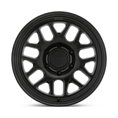 KM717 Bully OL Cast Aluminum Wheel in Satin Black Finish from KMC Wheels - View 5