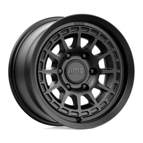 KM719 Canyon Cast Aluminum Wheel in Satin Black Finish from KMC Wheels - View 2