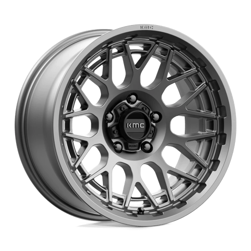 KM722 Technic Cast Aluminum Wheel in Anthracite Finish from KMC Wheels - View 2