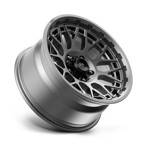 KM722 Technic Cast Aluminum Wheel in Anthracite Finish from KMC Wheels - View 3