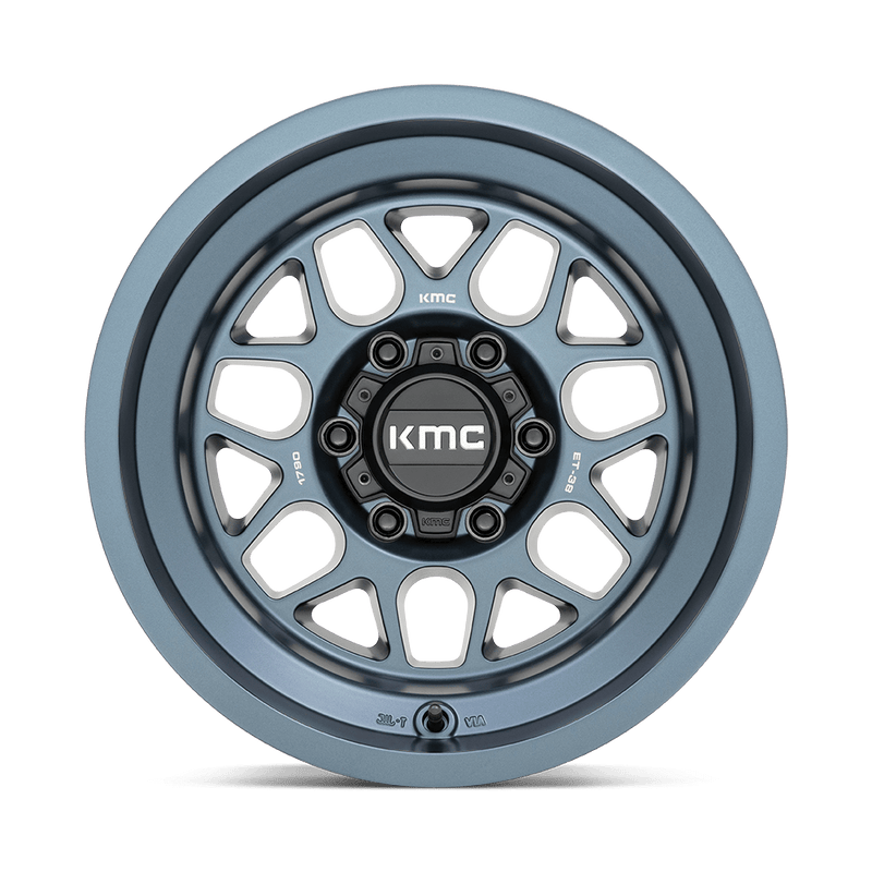 KMC Terra Cast Aluminum Wheel (KM725) - Metallic Blue