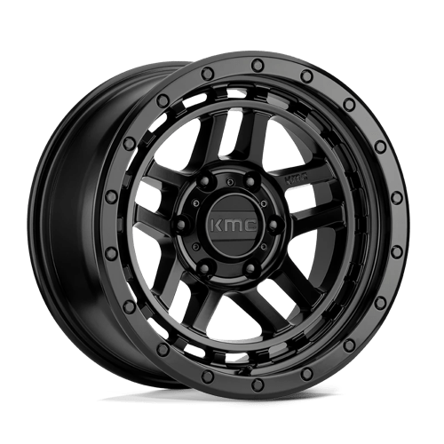 KM540 Recon Cast Aluminum Wheel in Satin Black Finish from KMC Wheels - View 2