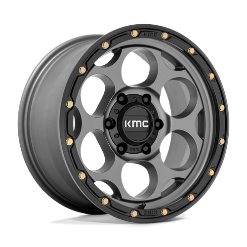 KM541 Dirty Harry Cast Aluminum Wheel in Satin Gray with Black Lip Finish from KMC Wheels - View 2