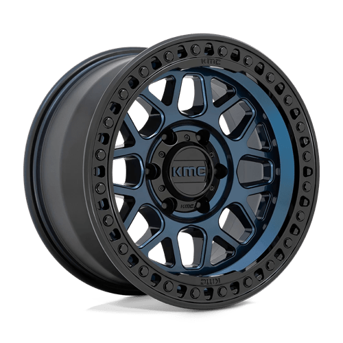 KM549 GRS Cast Aluminum Wheel in Midnight Blue with Gloss Black Lip Finish from KMC Wheels - View 2