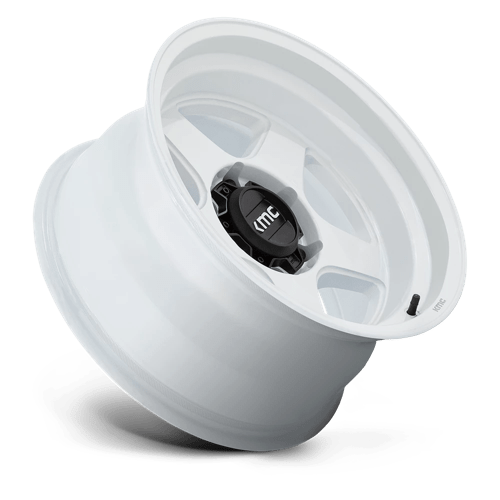 KM728 LOBO Cast Aluminum Wheel in Gloss White Finish from KMC Wheels - View 3