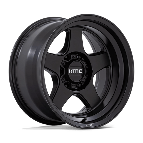 KM728 LOBO Cast Aluminum Wheel in Matte Black Finish from KMC Wheels - View 2